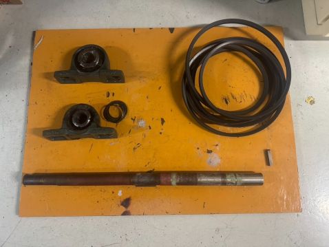 東京都　AHU（エアハンドリングユニット）メンテナンス実績 交換部品