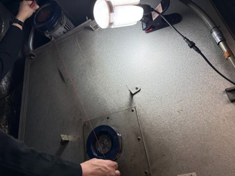 東京都　AHU（エアハンドリングユニット）メンテナンス実績 芯出し調整・他