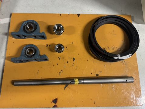 東京都　AHU（エアハンドリングユニット）メンテナンス実績 交換部品