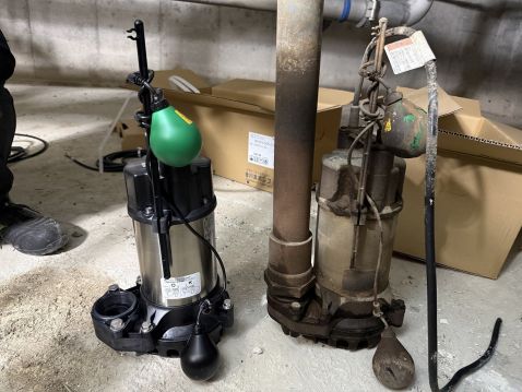 千葉県　水中ポンプ　更新実績 機器　新・旧
